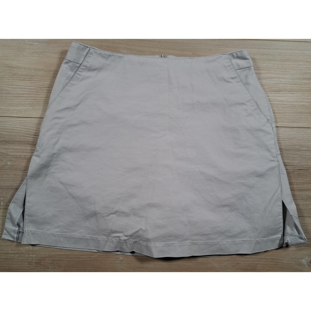 Adidas Womens Gray Golf Skort Size 6 Built-in Shorts Activewear